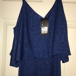 Maxi blue dress